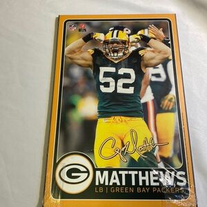 Clay Matthews Green Bay wall decor. NWT